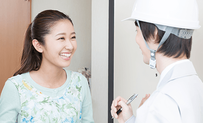 最短で即日訪問・即日施工可能！